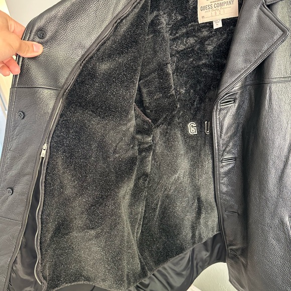 Guess Leather Jacket - Picture 4 of 7